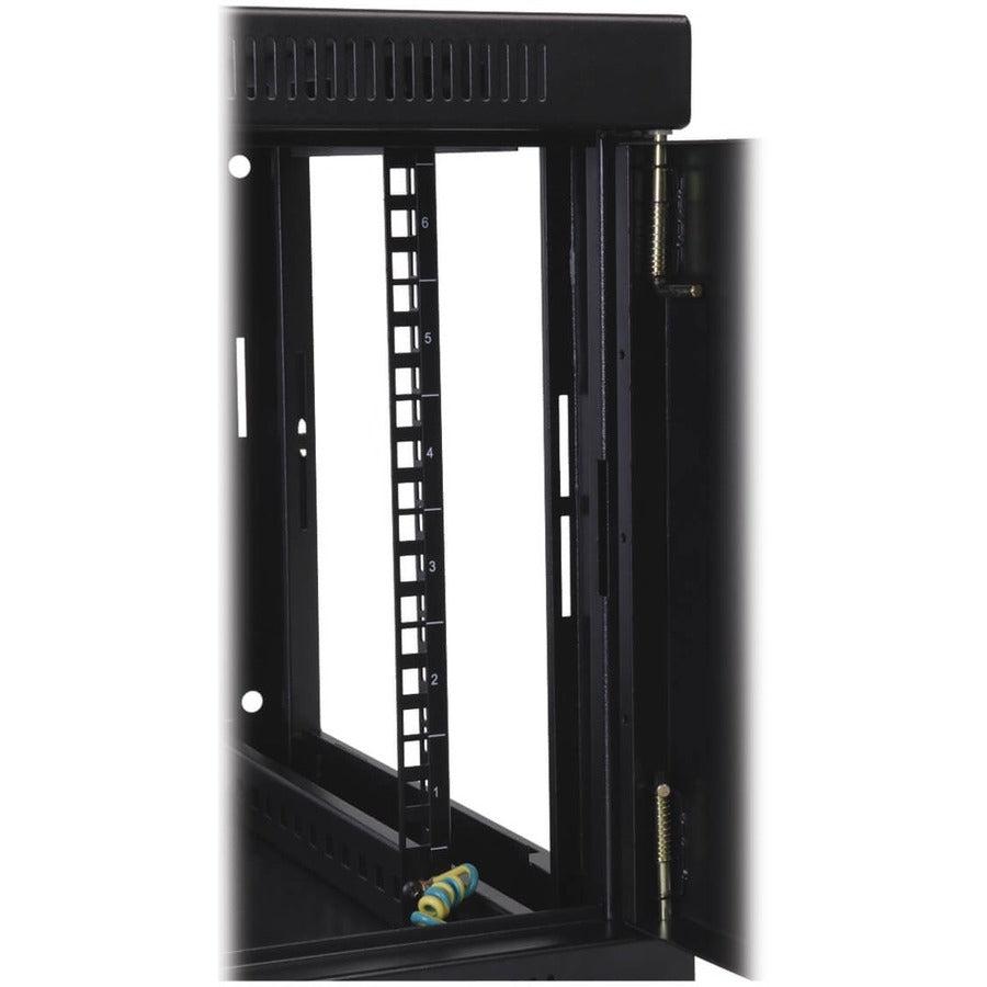 6U Wall Mount Rack Enclosure - Low Profile Switch Depth Cabinet | Tripp Lite SRW6UG