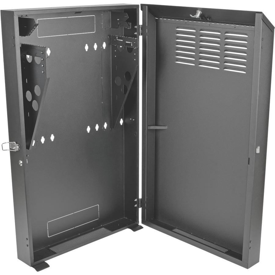6U Wall Mount Server Cabinet - Vertical Low Profile Rack Enclosure | TecISoft SRWF6U36
