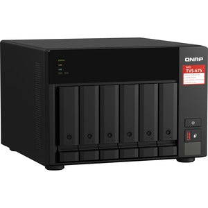 8-Bay NAS Zhaoxin KX-U6580 2.5GbE Network Storage - M.2 SSD Caching iSCSI Server | TecISoft TVS-675-8G-US