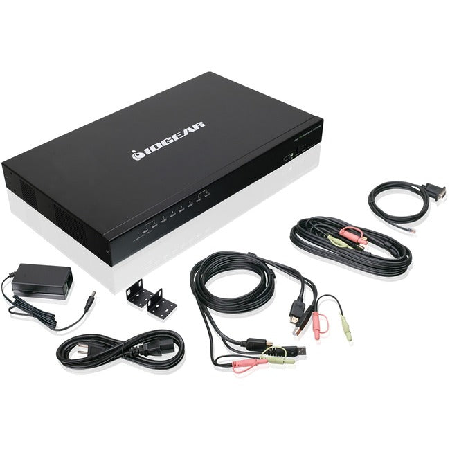8 Port HDMI KVM Switch with Audio - Enterprise Server Management Solution | IOGEAR GCS1808H