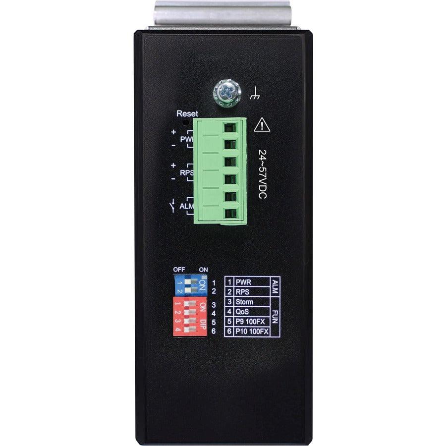 8-Port Lite Managed Industrial Gigabit Ethernet Switch NGI-S08C2POE8