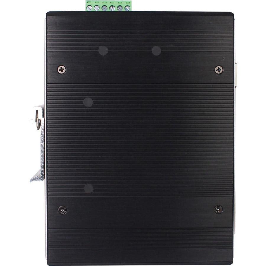 8-Port Managed Industrial Ethernet Switch PoE+ DIN Mount - Rugged Network Solution | TeCiSoft NGI-M08POE8-L2