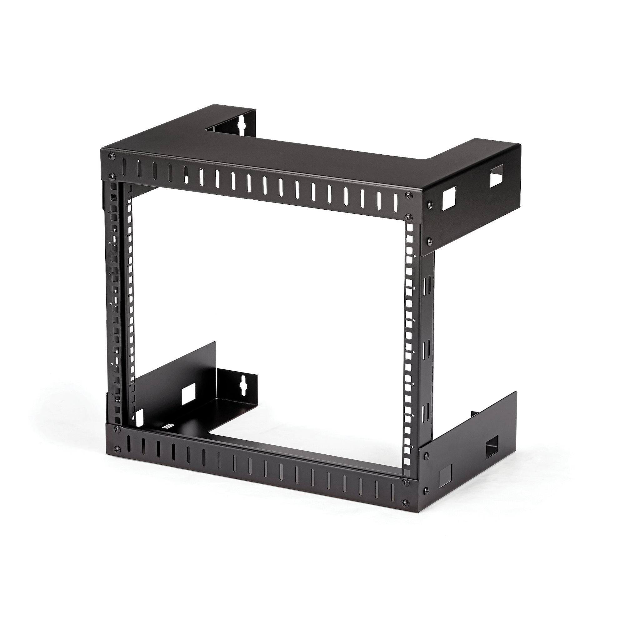 8U Wall Mount Rack - Open Frame Network Equipment Cabinet | StarTech.com RK812WALLO
