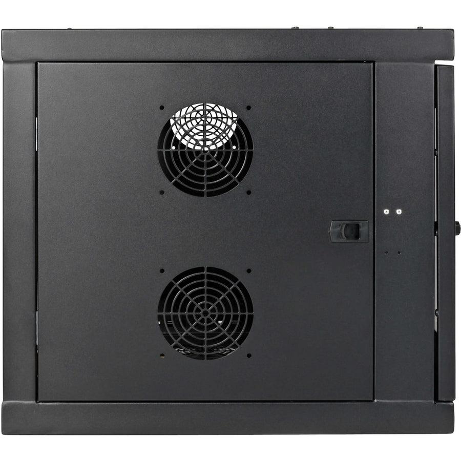 9U Wall Mount Rack Enclosure - Network Equipment Storage Cabinet | Tripp Lite SRW9UDPGVRT
