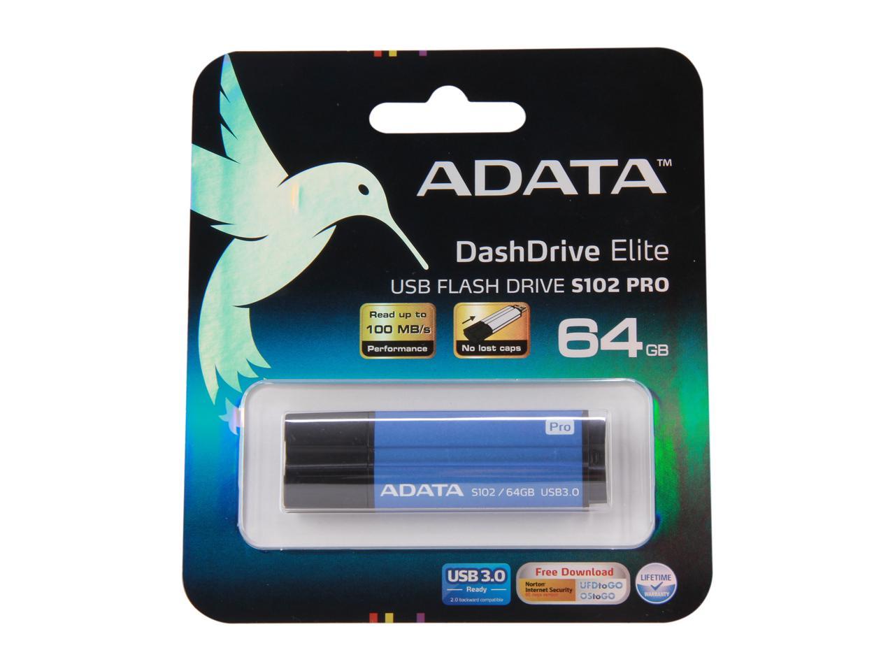 Adata 128Gb S102 Pro Advanced Usb 3.0 Flash Drive, Speed Up To 100Mb/S (As102P-128G-Rgy)