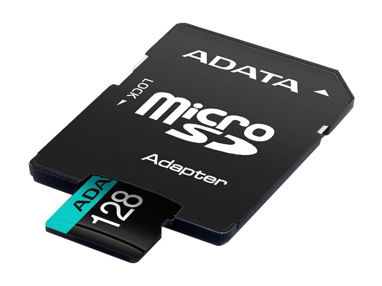 Adata 512Gb Premier Pro Microsdxc Uhs-I U3 / Class 10 V30 A2 Memory Card With Sd Adapter, Speed Up To 100Mb/S (Ausdx512Gui3V30Sa2-Ra1)