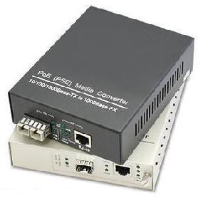 ADD-ON 1GBS 2RJ-45 to 2 SFP POE+ Media Converter