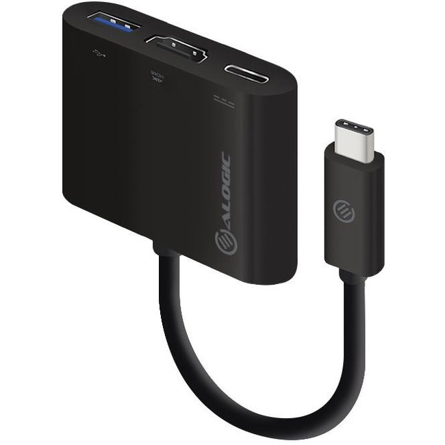 Alogic Usb-C Multiport Adapter With Hdmi/Usb 3.0/Usb-C Power Delivery (60W/3A) - 4K