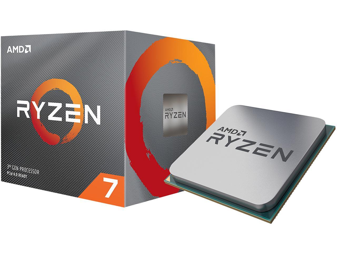 Amd 100-100000025Box Ryzen 7 3800X Desktop Processors / 3.9Ghz/ Eight-Core/ Pcie 4.0/ Retail