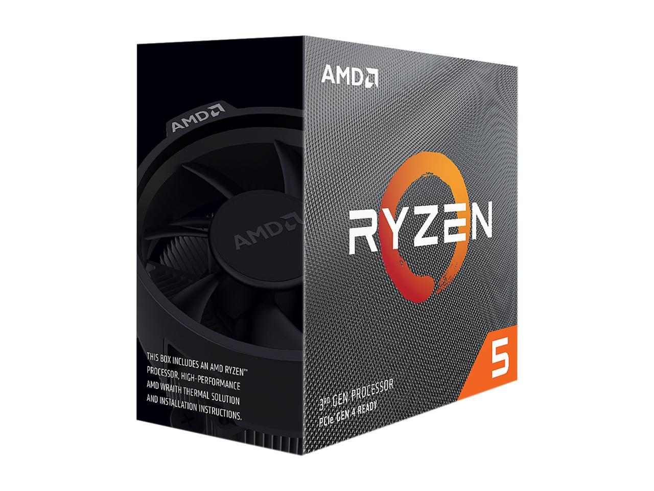 Amd 100-100000031Box Ryzen 5 3600 Six-Core 3.6Ghz Socket Am4, Retail