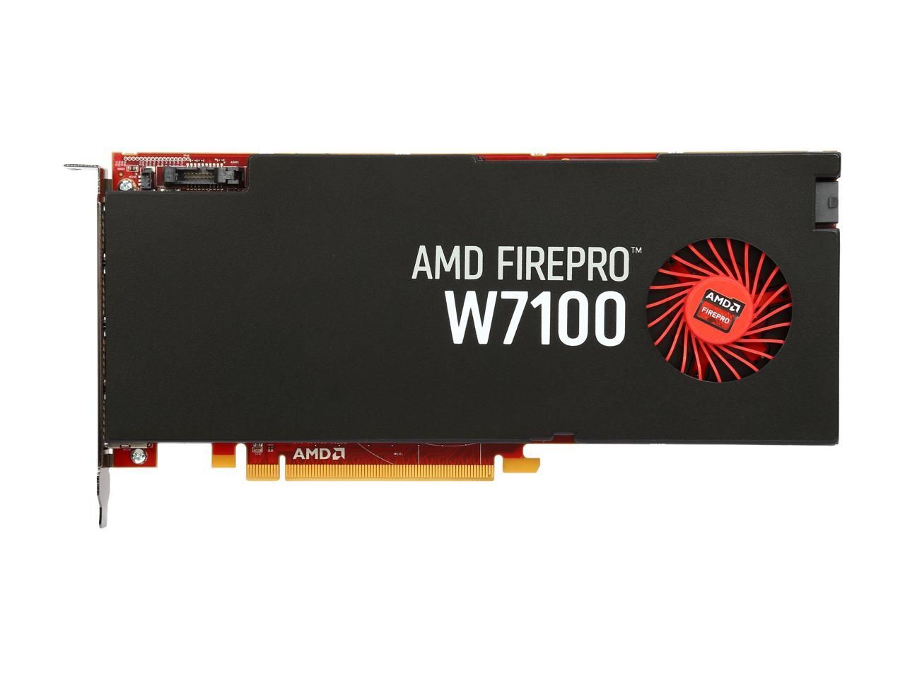 Amd Firepro W7100 100-505724 8Gb 256-Bit Gddr5 Pci Express 3.0 X16 Full Height/Full Length Single-Slot Workstation Video Card