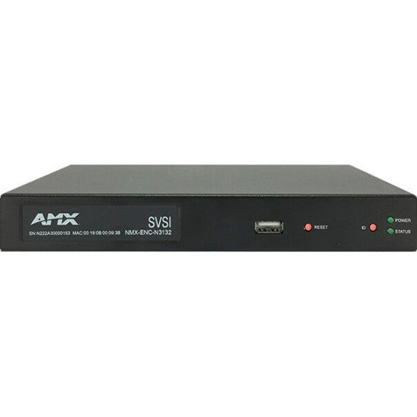 AMX H.264 Compressed Video over IP Encoder, PoE, SFP, HDMI, USB for Record FGN3132-SA