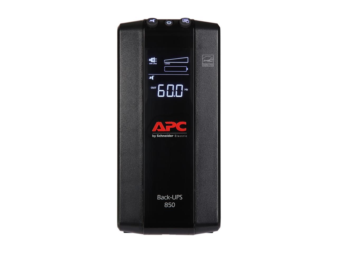 APC Back-UPS 850, Compact Tower, 850VA, LCD Display BX850M