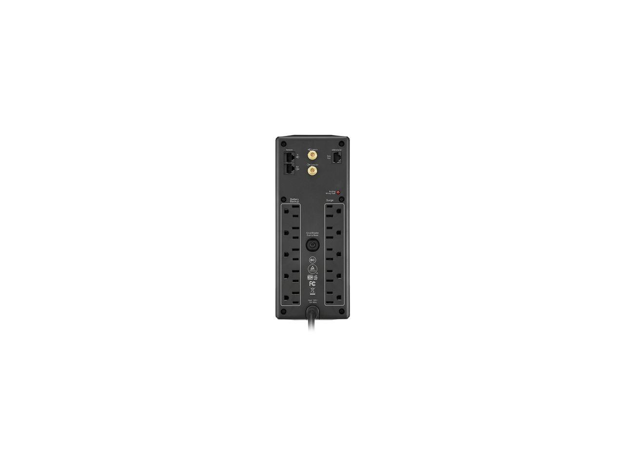 APC Back-UPS Pro 1500VA Tower UPS - Battery Backup with AVR LCD Display | TecISoft BX1500M