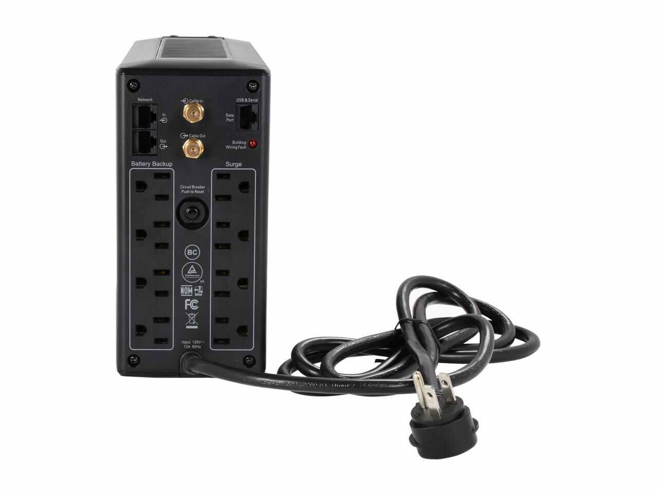 Apc Back Ups Pro Bx1000M 8-Outlet 600W/1000Va Lcd Ups System