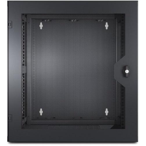 APC NetShelter 13U Wallmount Rack Cabinet Vented Door Double Hinged Server Depth AR100HD