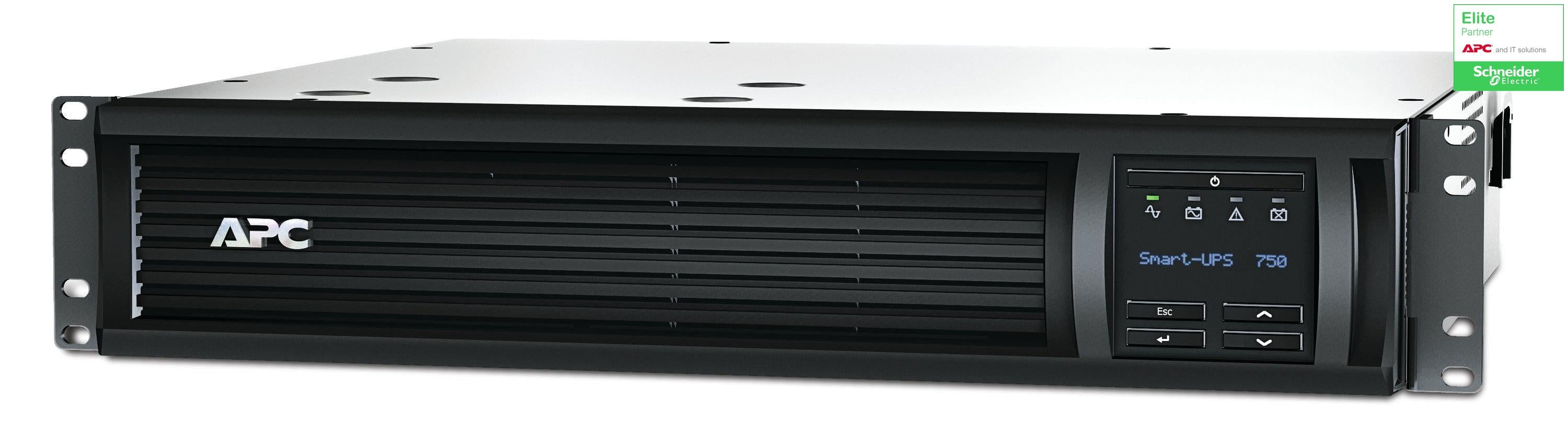 APC Smart-UPS 750VA Line Interactive Rackmount - SmartConnect | Tecisoft SMT750RM2UC