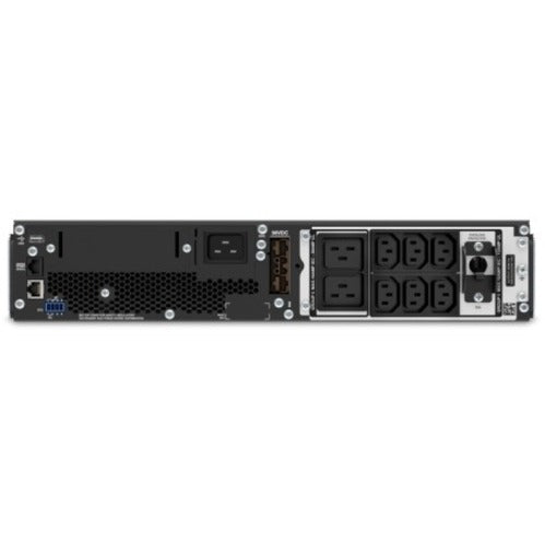 APC Smart-UPS On-Line, 3kVA, Rackmount 2U, 230V, 8x C13+2x C19 IEC outlets, Network Card, Extended runtime, W/ rail kit SRT3000RMXLI-NC