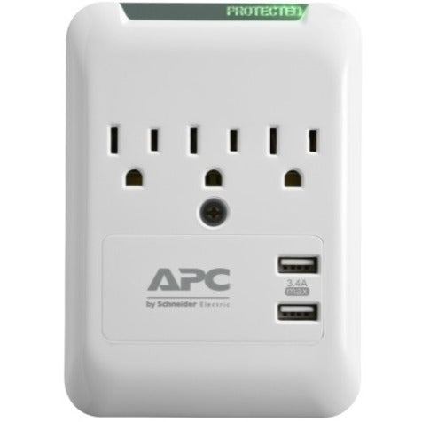 APC by Schneider Electric SurgeArrest Essential 3-Outlet Surge Suppressor/Protector PE3WU3