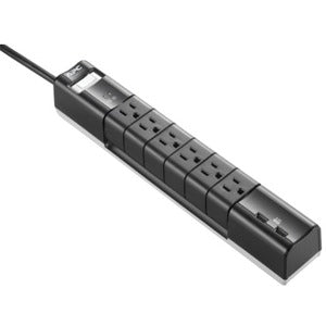 APC by Schneider Electric SurgeArrest Essential 6-Outlet Surge Suppressor/Protector PE6RU3
