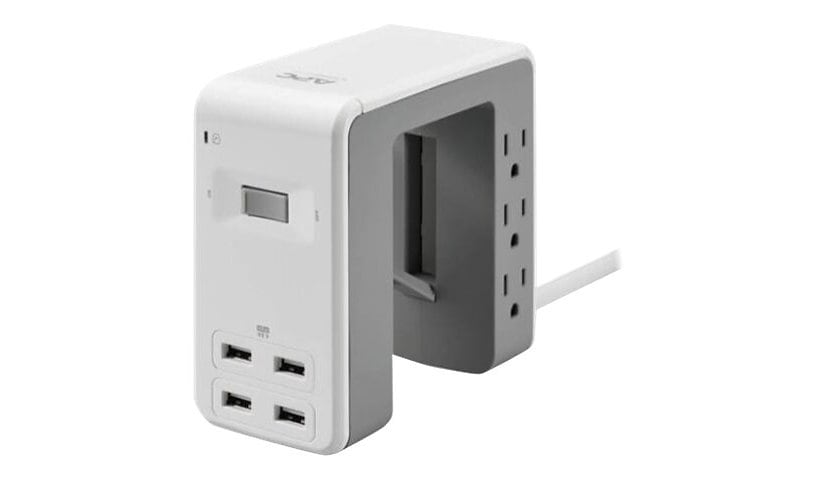APC by Schneider Electric SurgeArrest Essential 6-Outlet Surge Suppressor/Protector PE6U4W