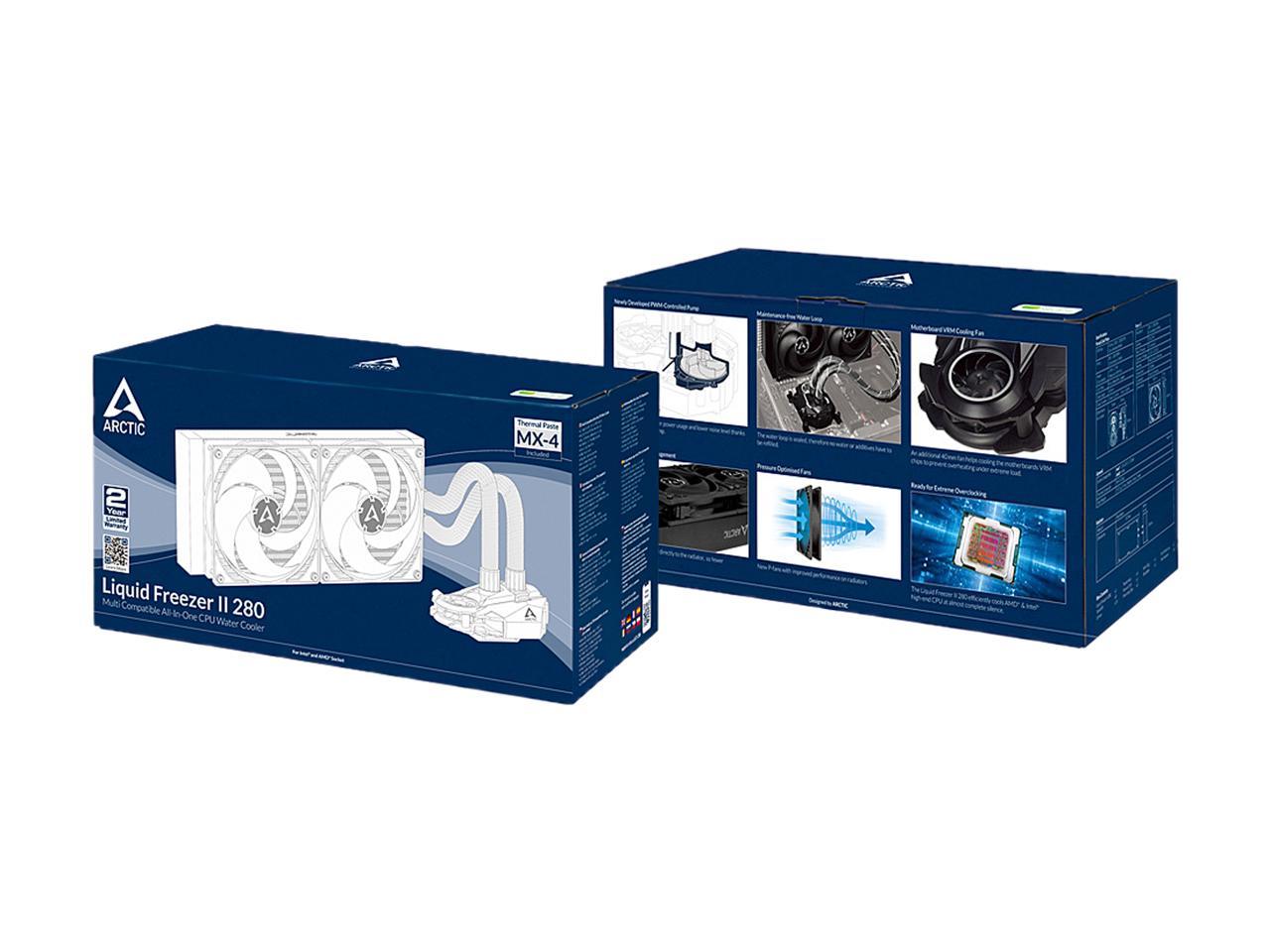 Arctic Cooling Liquid Freezer Ii - 280 Acfre00066A Multi Compatible All-In-One Cpu Water Cooler