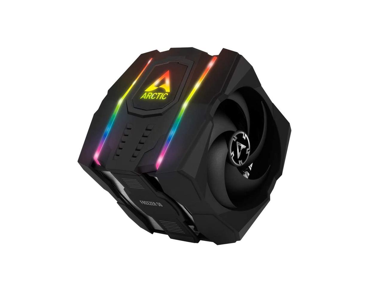Arctic Freezer 50 Multi Compatible Dual Tower Cpu Cooler With A-Rgb