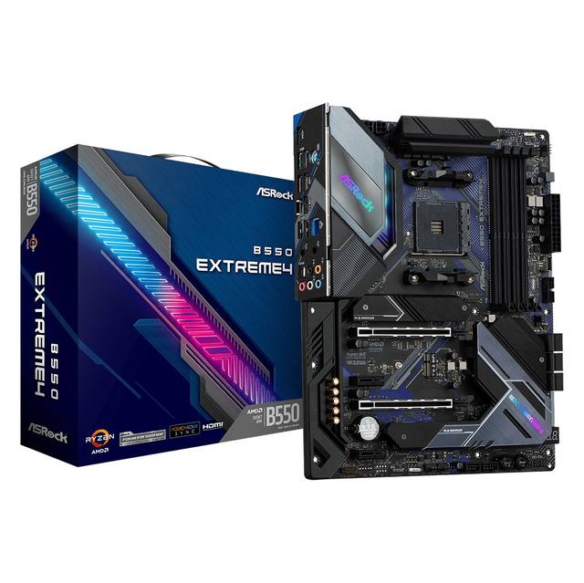 Asrock B550 Extreme4 Socket Am4/ Amd B550/ Ddr4/ Quad Crossfirex/ Sata3&Usb3.2/ M.2/ Atx Motherboard