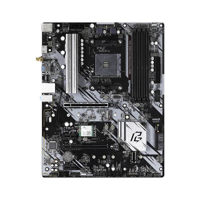 Asrock B550 Phantom Gaming 4 Ac Socket Am4/ Amd B550/ Ddr4/ Quad Crossfirex/ Sata3&Usb3.2/ Wifi&Bluetooth/ M.2/ Atx Motherboard