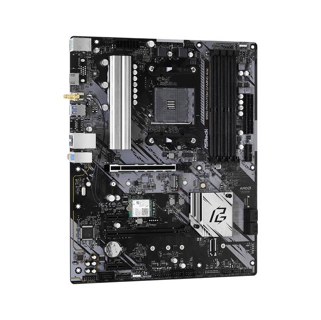Asrock B550 Phantom Gaming 4 Ac Socket Am4/ Amd B550/ Ddr4/ Quad Crossfirex/ Sata3&Usb3.2/ Wifi&Bluetooth/ M.2/ Atx Motherboard