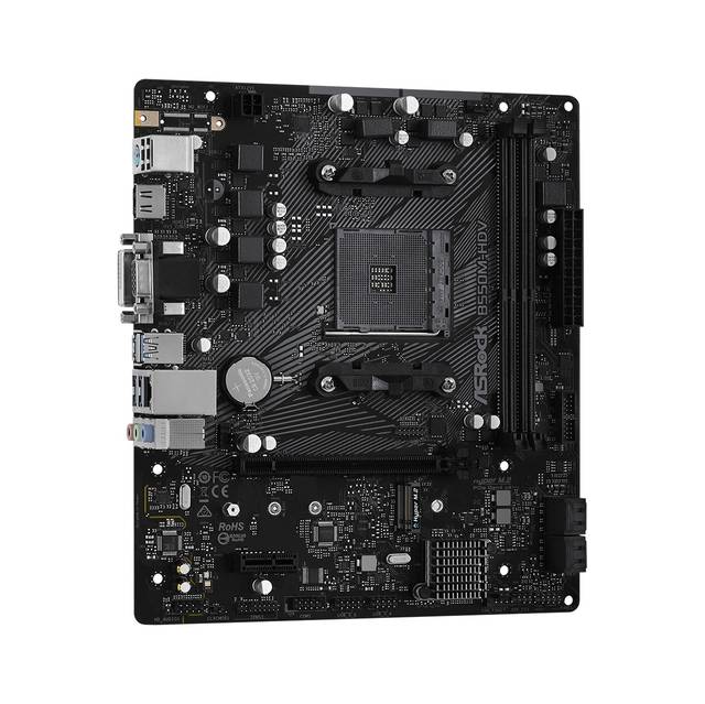 Asrock B550M-Hdv Socket Am4/ Amd B550/ Ddr4/ Sata3&Usb3.2/ M.2/ Micro Atx Motherboard