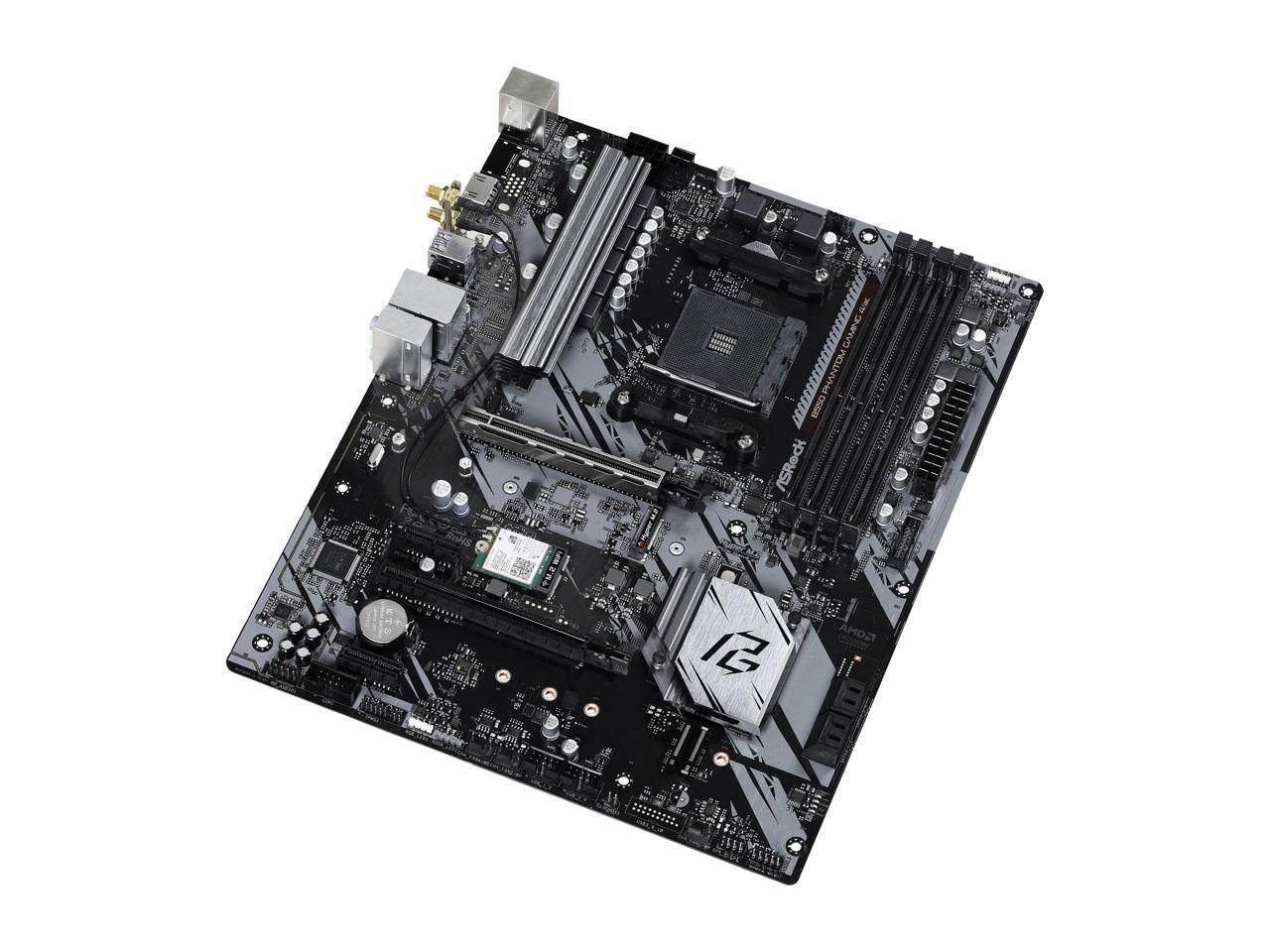 Asrock B550 Phantom Gaming 4/Ac Am4 Amd B550 Sata 6Gb/S Atx Amd Motherboard