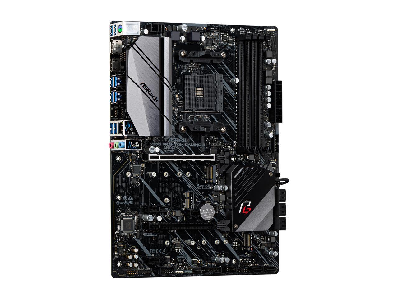 Asrock X570 Phantom Gaming 4 Am4 Amd X570 Sata 6Gb/S Atx Amd Motherboard