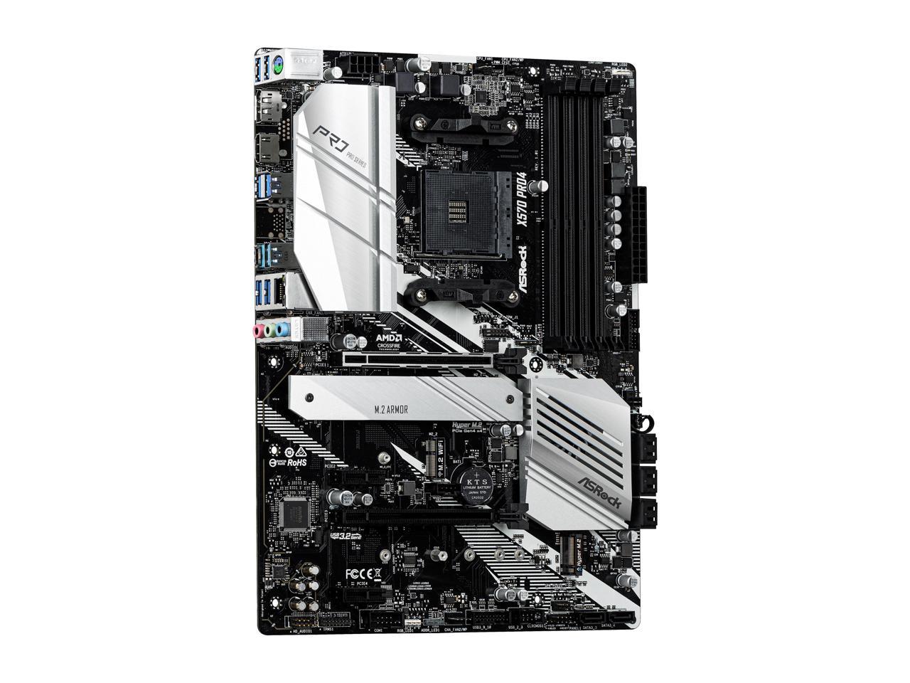 Asrock X570 Pro4 Am4 Amd X570 Sata 6Gb/S Atx Amd Motherboard