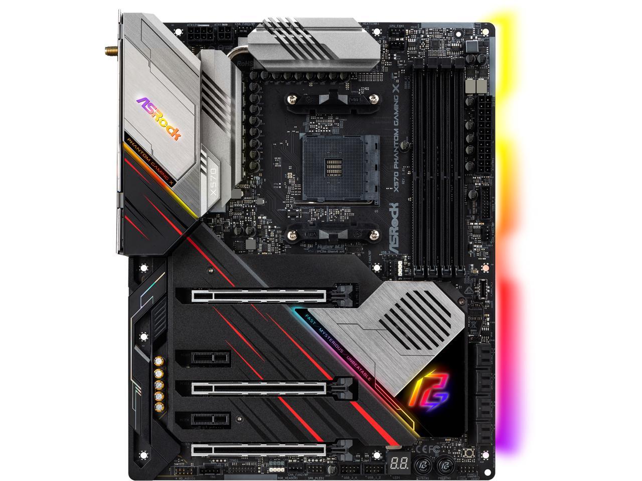 Asrock X570 Phantom Gaming X Am4 Amd Premium X570 Sata 6Gb/S Atx Amd Motherboard4717677338850