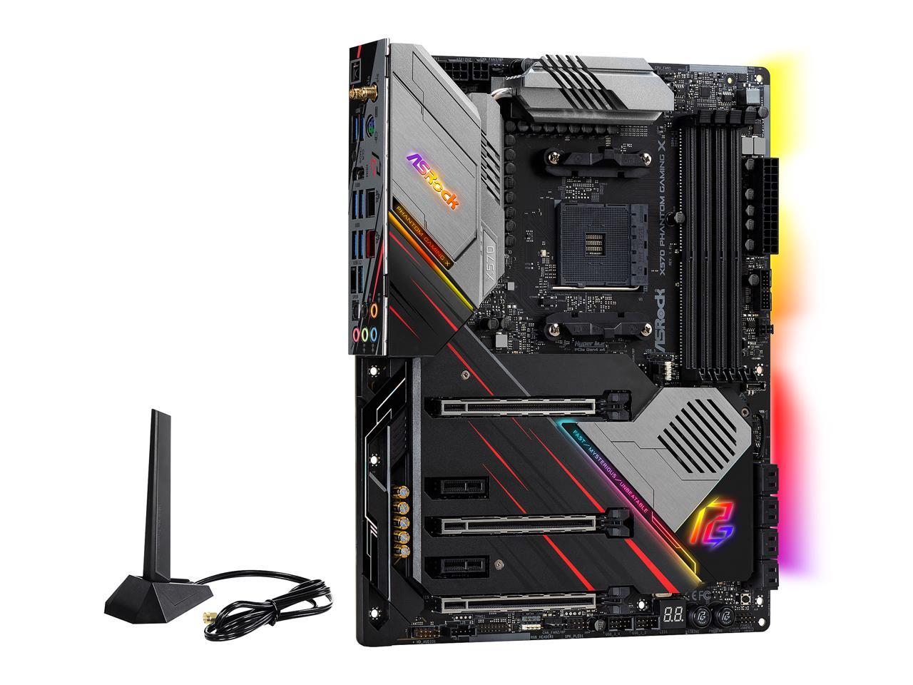 Asrock X570 Phantom Gaming X Am4 Amd Premium X570 Sata 6Gb/S Atx Amd Motherboard4717677338850