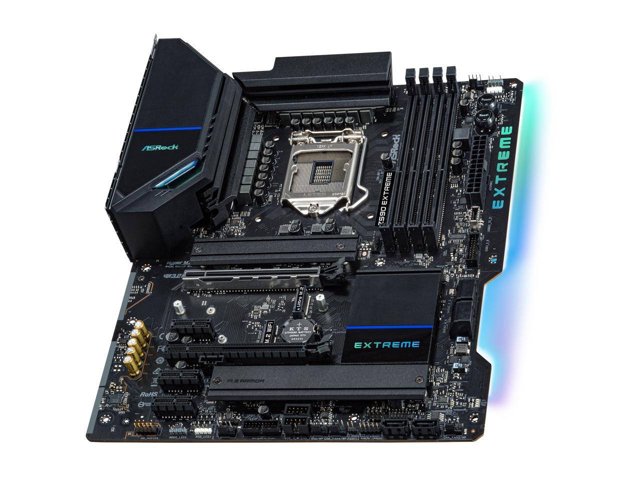 Asrock Z590 Extreme Lga 1200 Intel Z590 Sata 6Gb/S Atx Intel Motherboard