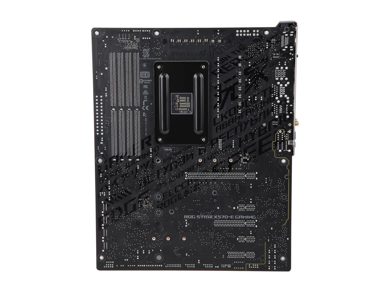 Asus Amd Am4 Rog Strix X570-E Gaming Atx Motherboard With Pcie 4.0, Wifi 6, 2.5Gbps Lan, Dual M.2, Sata 6Gb/S, Usb 3.2 Gen 2