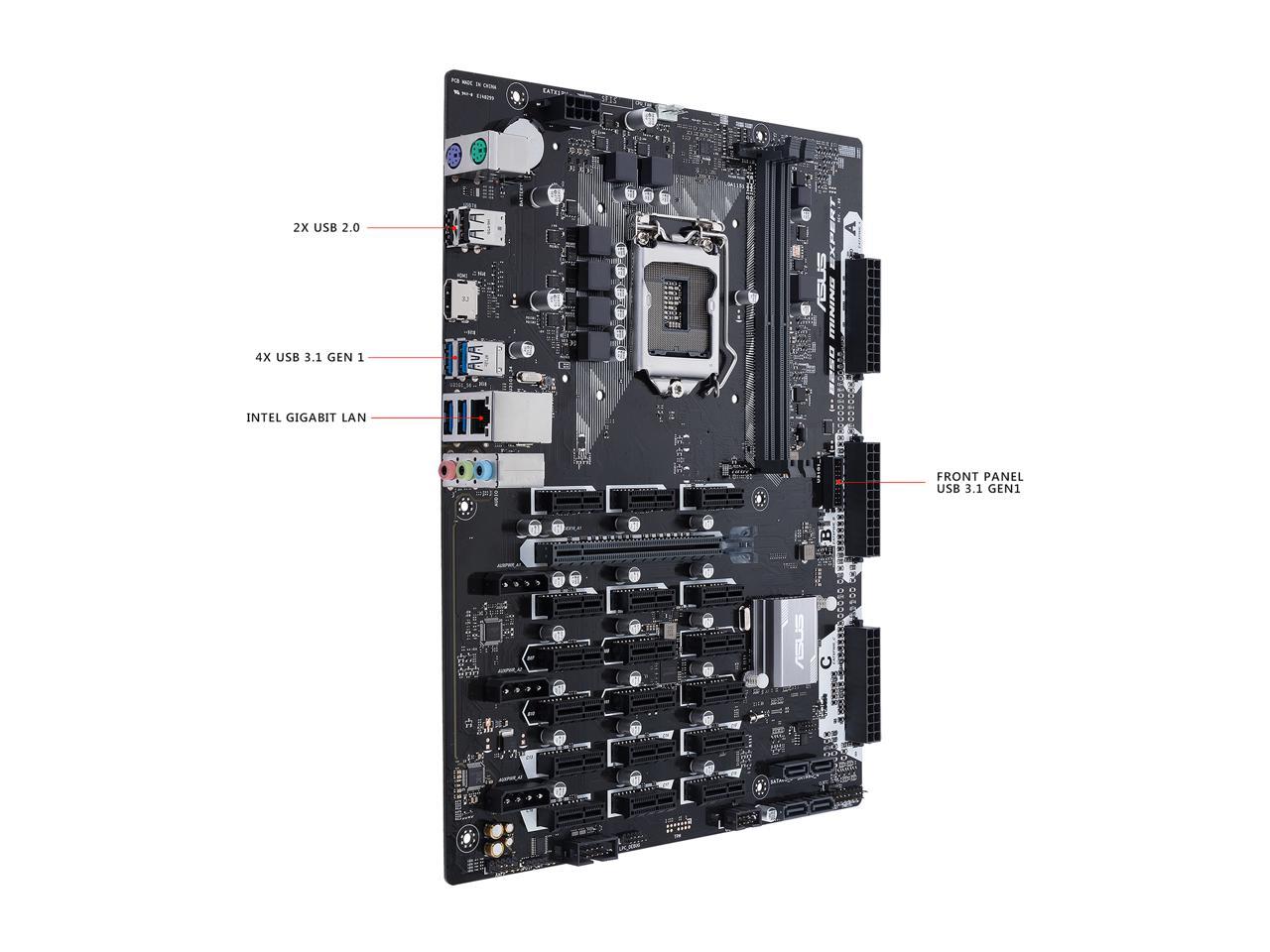 Asus B250 Mining Expert Lga 1151 Intel B250 Hdmi Sata 6Gb/S Usb 3.1 Atx Intel Cryptocurrency Mining Motherboard