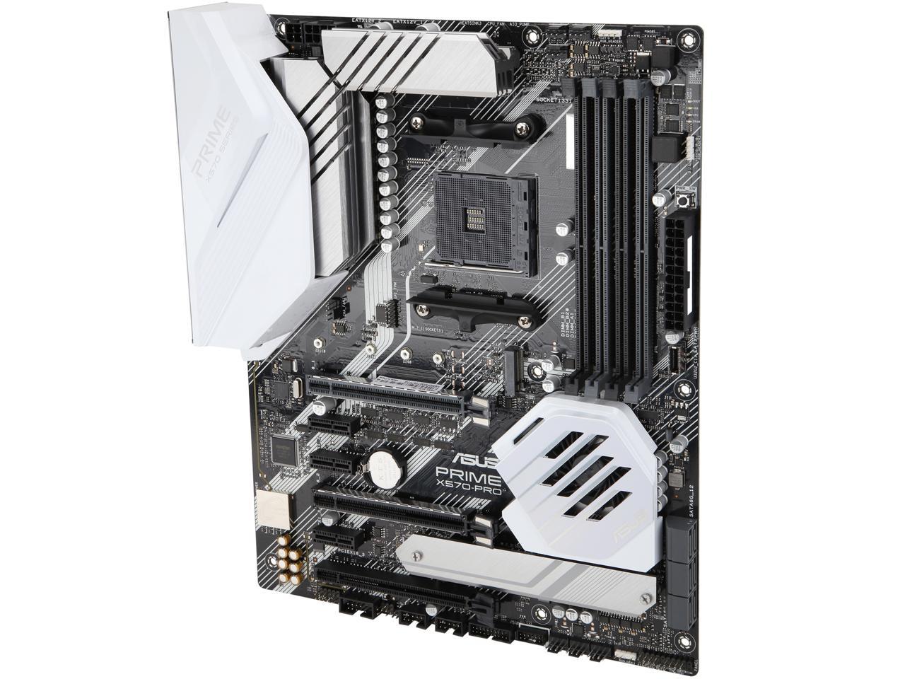 Asus Prime X570-Pro Ryzen 3 Am4 With Pcie Gen4, Dual M.2, Hdmi, Sata 6Gb/S Usb 3.2 Gen 2 Atx Motherboard