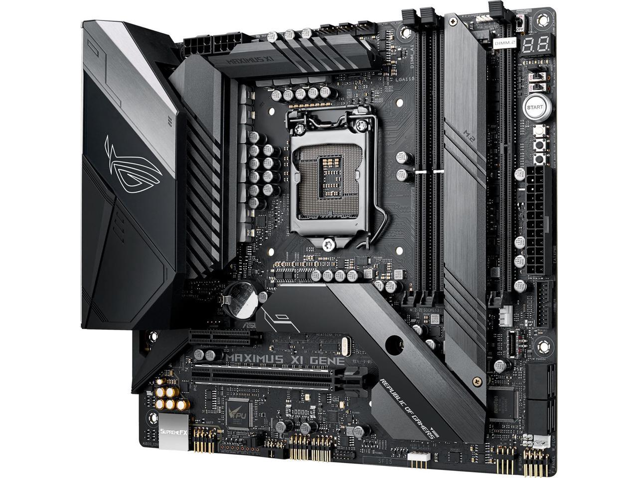Asus Rog Maximus Xi Gene Lga 1151 (300 Series) Intel Z390 Sata 6Gb/S Micro Atx Intel Motherboard