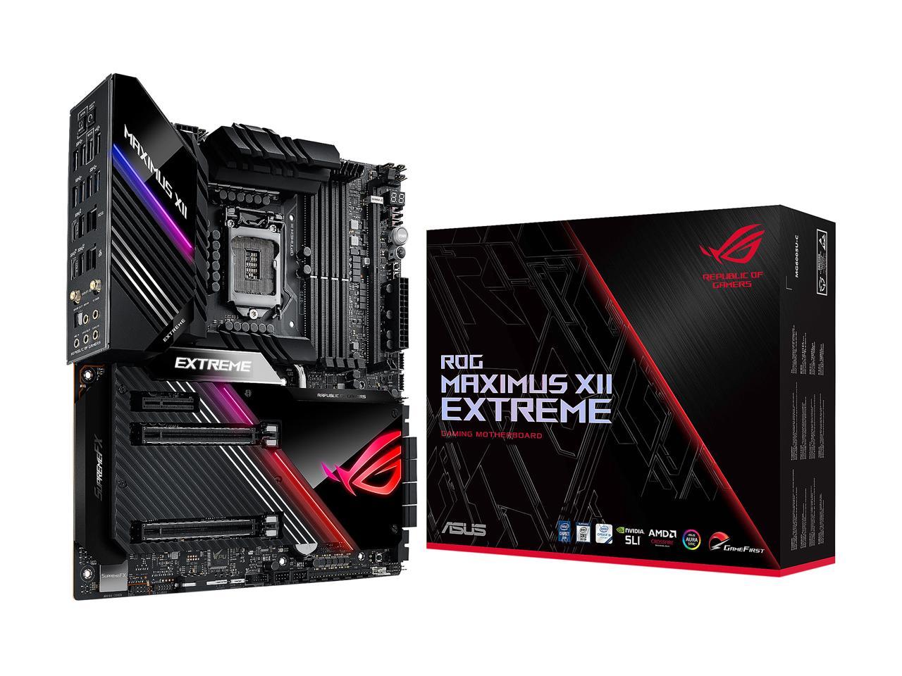 Asus Rog Maximus Xii Extreme (Wifi 6) Lga 1200 Intel Z490 Sata 6Gb/S Extended Atx Intel