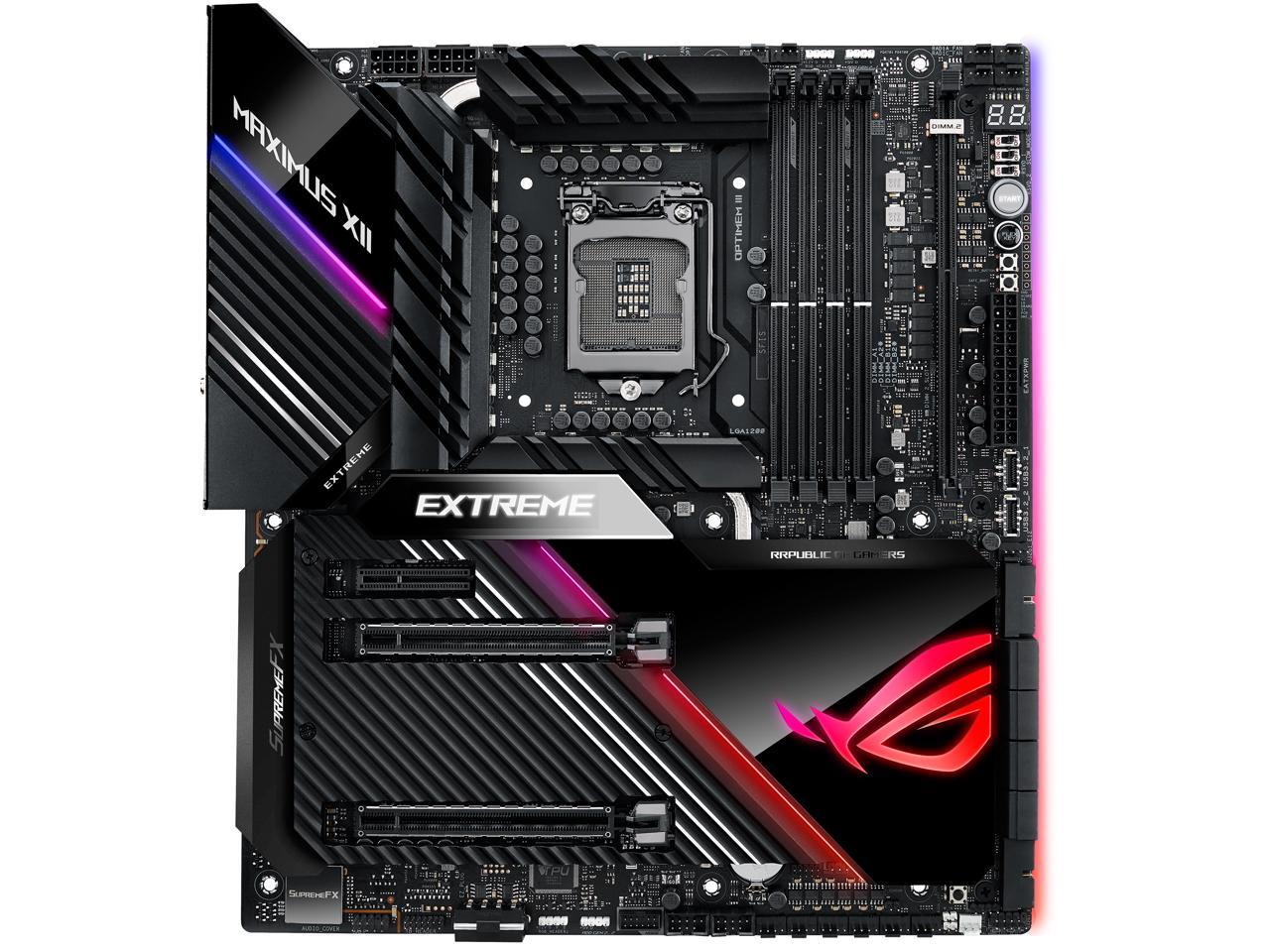 Asus Rog Maximus Xii Extreme (Wifi 6) Lga 1200 Intel Z490 Sata 6Gb/S Extended Atx Intel