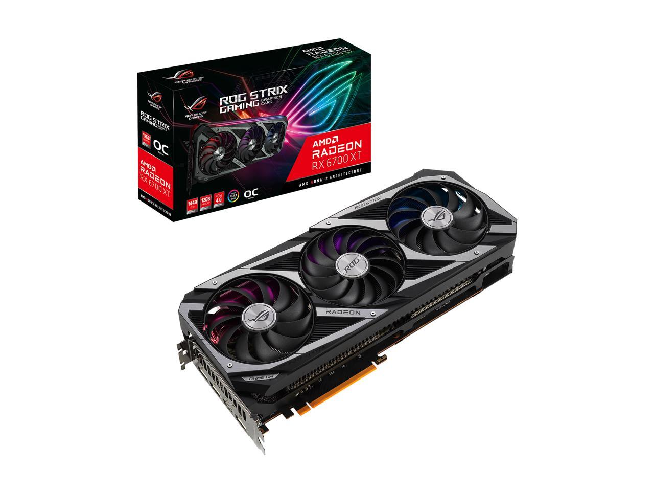 Asus Rog Strix Radeon Rx 6700 Xt Oc Edition Gaming Graphics Card