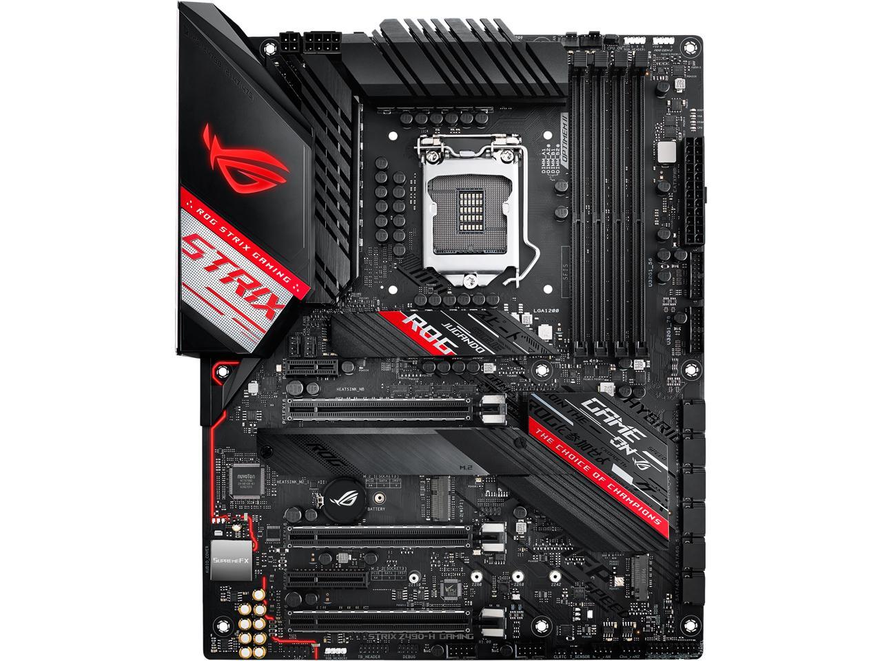 Asus Rog Strix Z490-H Gaming Lga 1200 (Intel 10Th Gen) Intel Z490 Sata 6Gb/S Atx Intel Motherboard
