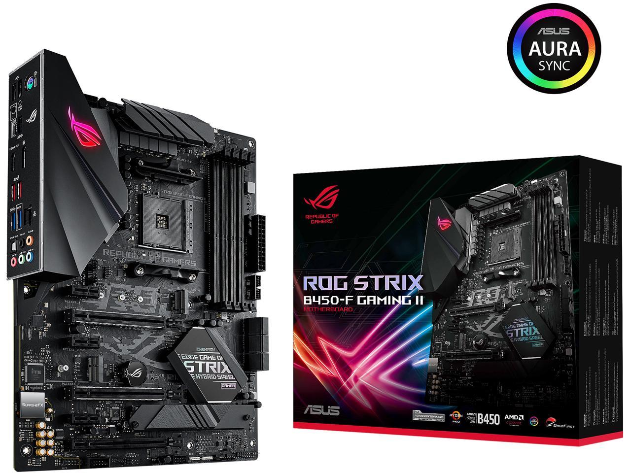 Asus Rog Strix B450-F Gaming Ii Amd Am4 (3Rd Gen Ryzen) Atx Gaming Motherboard