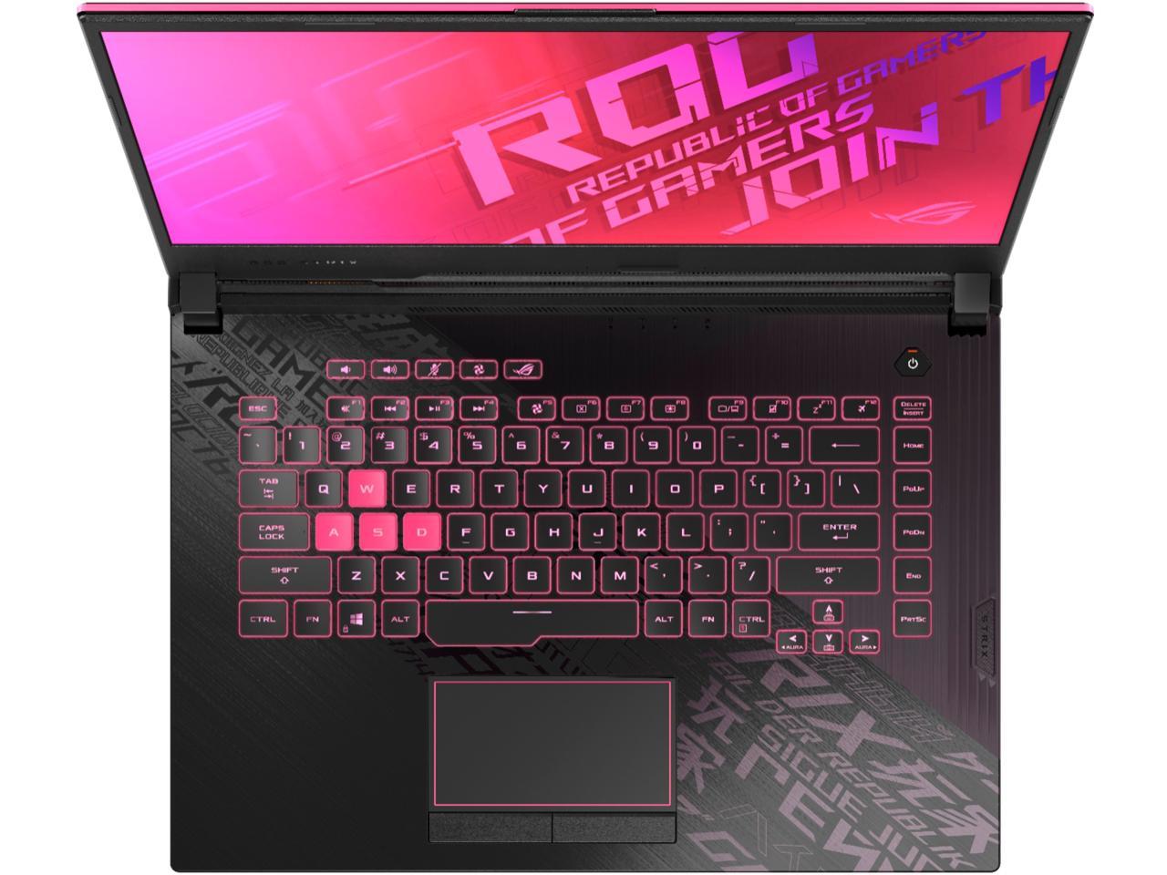 Asus Rog Strix G15 Gaming Laptop, 15.6" Full Hd 144Hz Screen, Intel Core I7-10750H Processor, Nvidia
