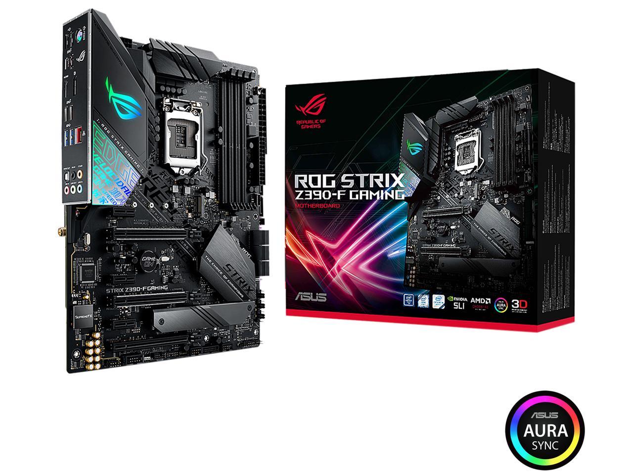 Asus Rog Strix Z390-F Gaming Lga 1151 (300 Series) Intel Z390 Hdmi Sata 6Gb/S Usb 3.1 Atx Intel Motherboard