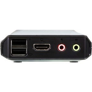 ATEN 2-Port USB 4K DCI HDMI Cable KVM Switch with Remote Port Selector CS22H