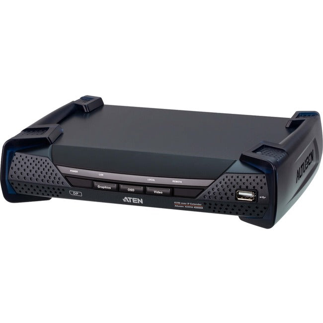 ATEN 4K DisplayPort Single Display KVM over IP Receiver KE9950R